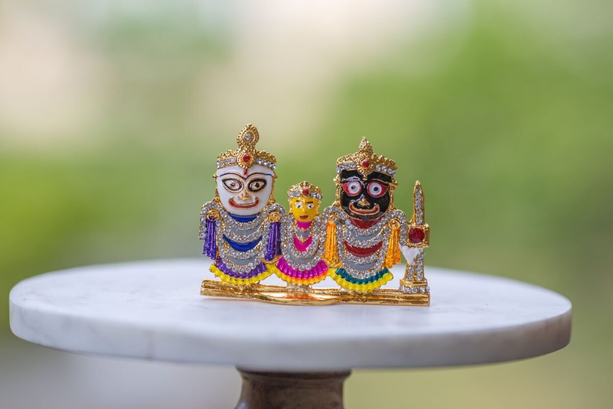 Jagannath Baladev and Subhadra hand made, Hare Krishna, Krishna things, Holy Name Jagannath