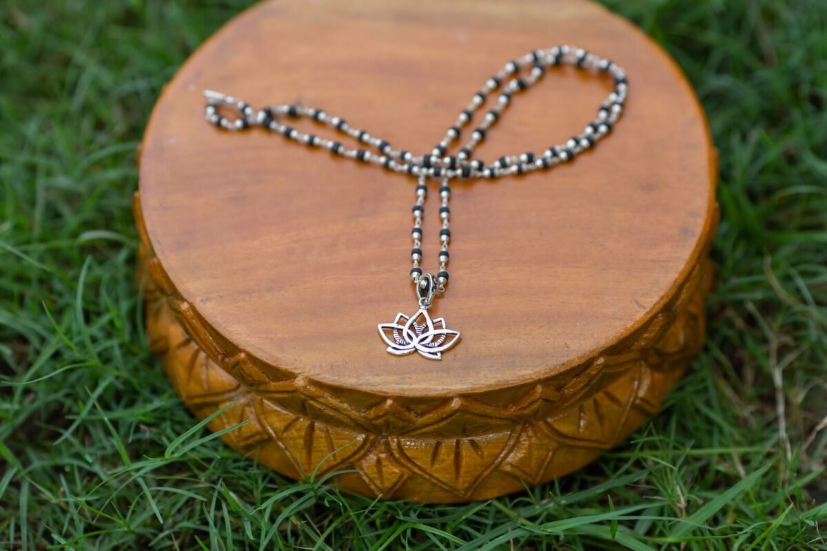 Silver Lotus Pendant