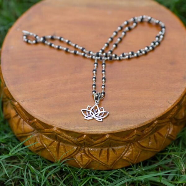 Silver Lotus Pendant