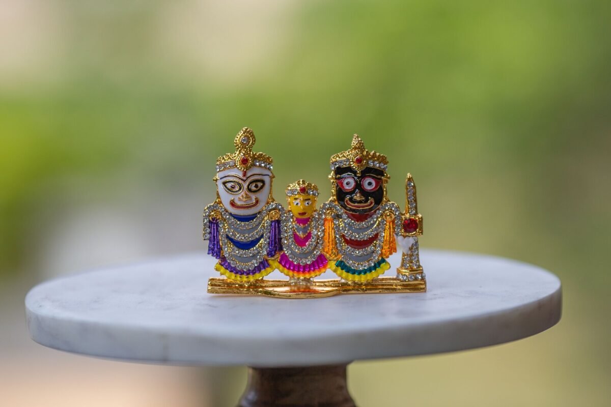 Jagannath Baladev and Subhadra hand made, Hare Krishna, Krishna things, Holy Name Jagannath