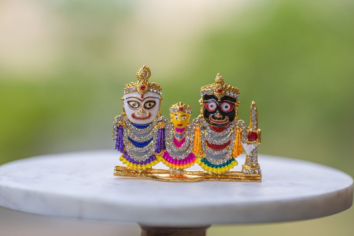 Jagannath Baladev and Subhadra hand made, Hare Krishna, Krishna things, Holy Name Jagannath