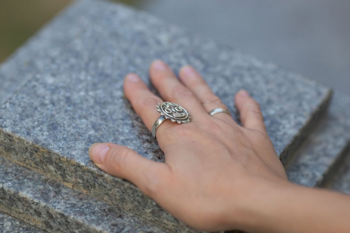 Silver Jagannath Ring, free size ,Hare Krishna Ring, Mahamantra Holy names,Pure Silver ring.