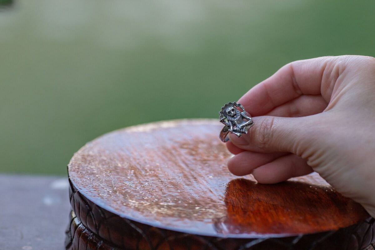 Narasimha dev silver Ring free size, Krishna Holy names,Pure Silver ring.Krishna ring