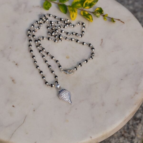 Conch  Silver with Tulasi  Silver Tulasi kanthimala  .  Handmade tulsi  necklace - hare krishna kanthi mala, , Krishna Style