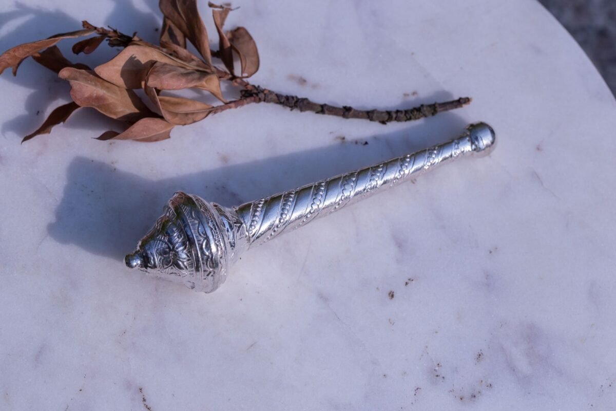 Silver Mace/Gada for Krishna/ Balaram/ Jagannath , Attributes for Lord Jagannath, Baladeva, Mace