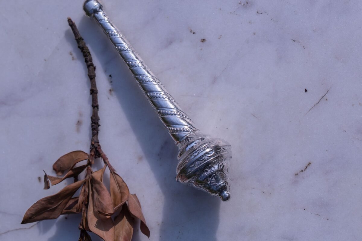 Silver Mace/Gada for Krishna/ Balaram/ Jagannath , Attributes for Lord Jagannath, Baladeva, Mace