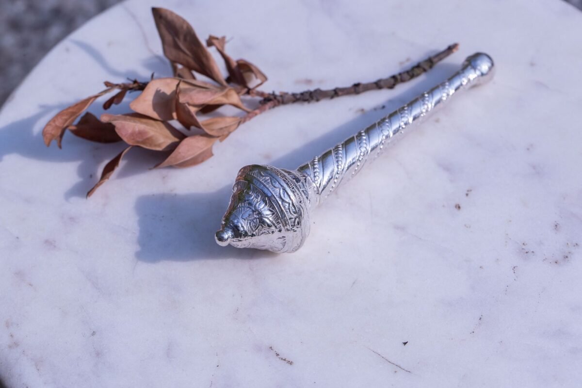 Silver Mace/Gada for Krishna/ Balaram/ Jagannath , Attributes for Lord Jagannath, Baladeva, Mace