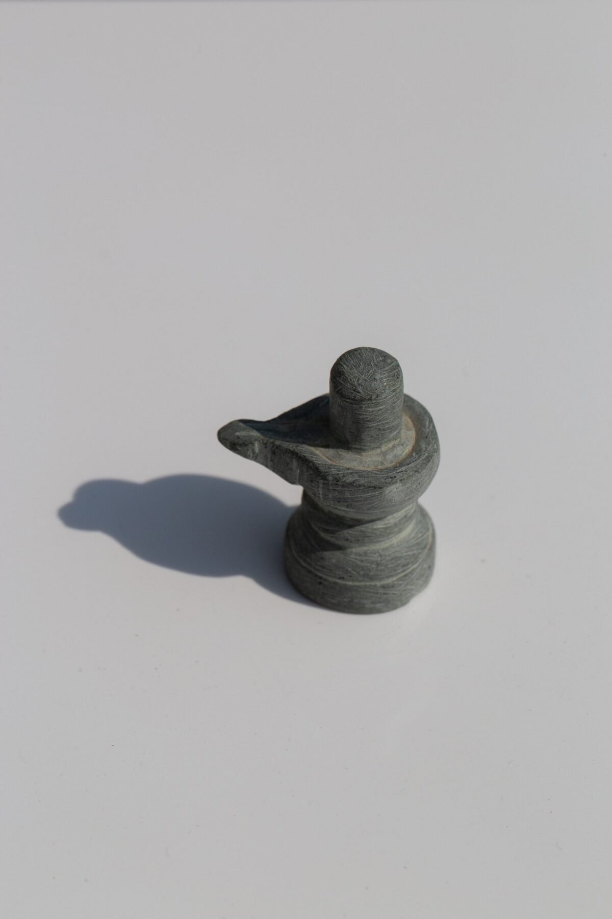 1.6 inch Shivalingam, Shiva as Lord, handmade shivling stone