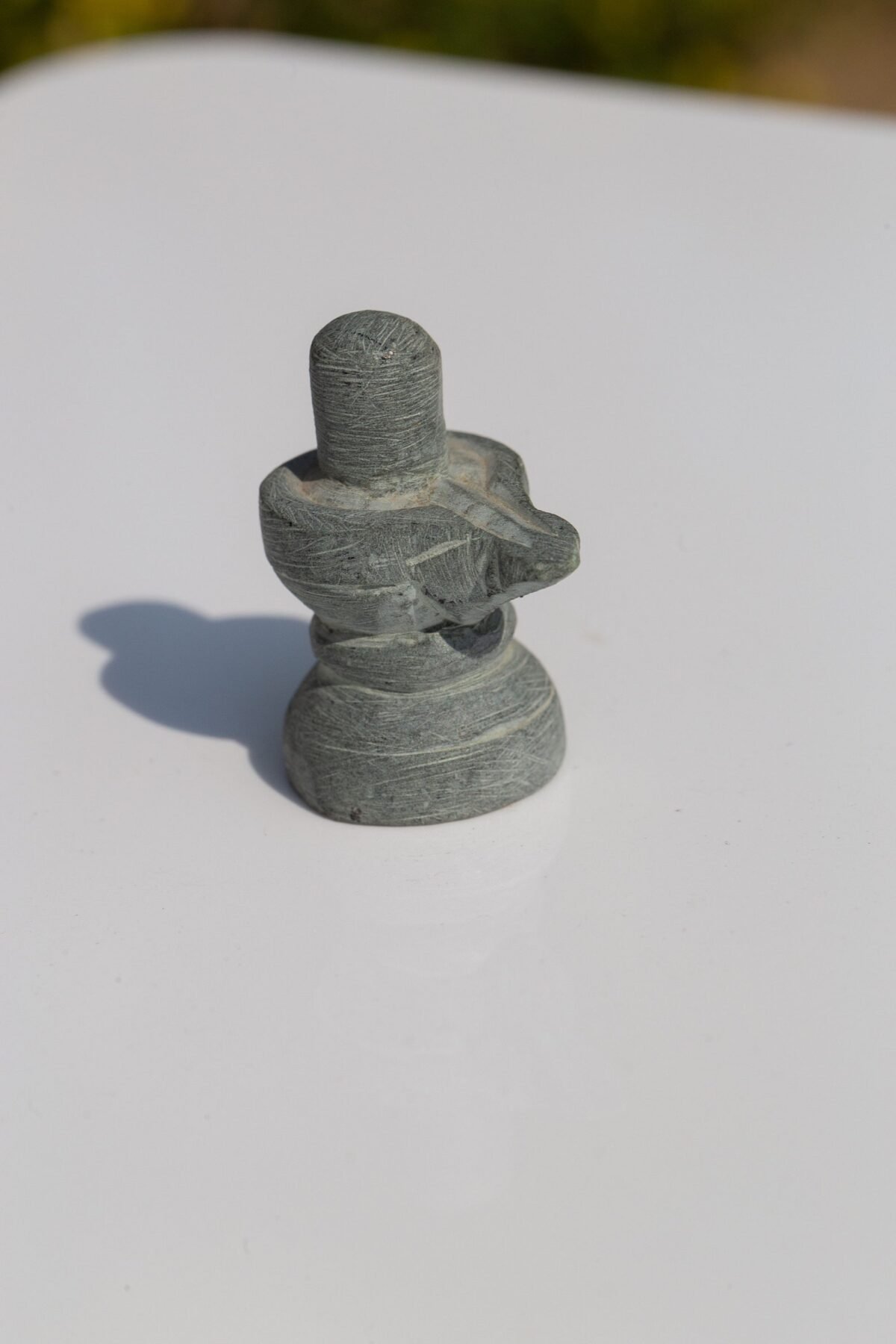 1.6 inch Shivalingam, Shiva as Lord, handmade shivling stone