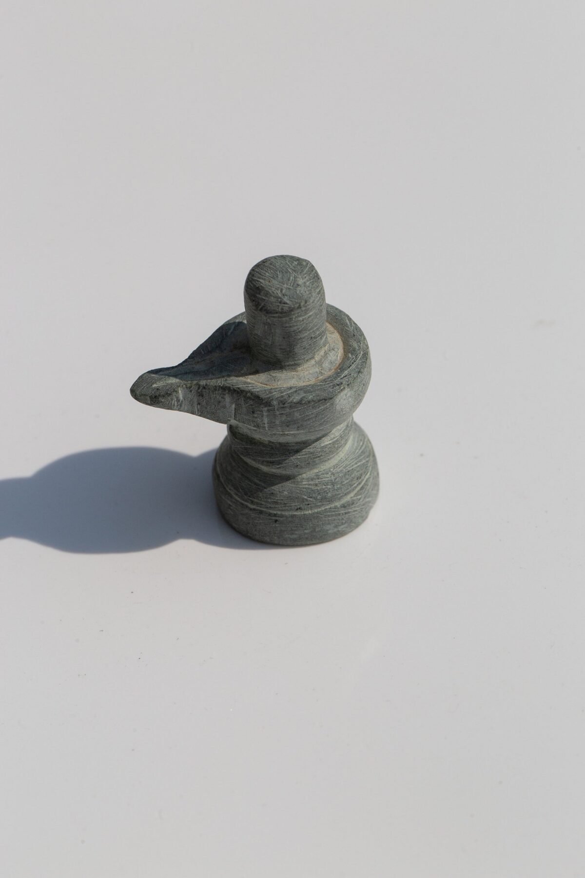 1.6 inch Shivalingam, Shiva as Lord, handmade shivling stone