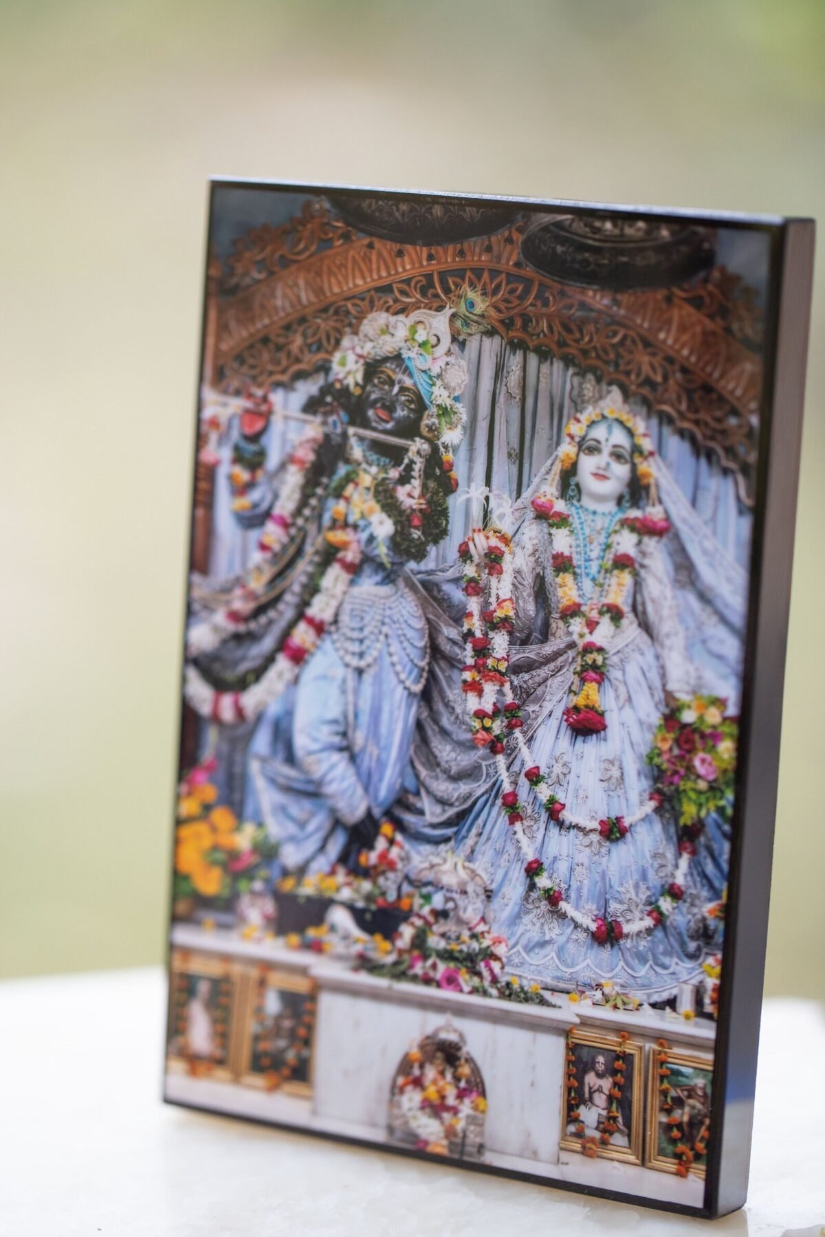 beautiful picture Radha Krishna 6" by 4", vrindavan style, Mayapur Krishna, Radhe Radhe , Krishna , Isckon