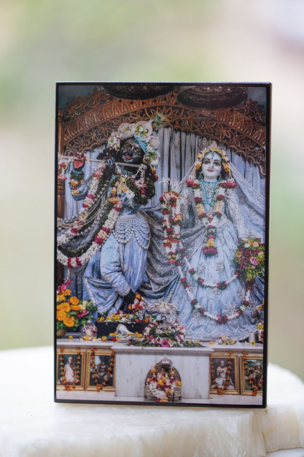 beautiful picture Radha Krishna 6" by 4", vrindavan style, Mayapur Krishna, Radhe Radhe , Krishna , Isckon