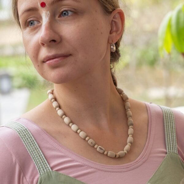 Vrindavan Beautiful Handmade tulsi Kanthimala Unisex necklace - hare krishna kanthi mala, jay Shri radhe Mala, Tulasi
