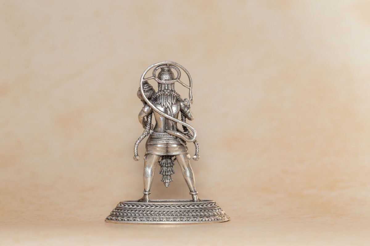 Silver Hanuman ji  murti 2 Inch    ,deity Gopal  ,Hare Krishna, Spiritual things, Holy things