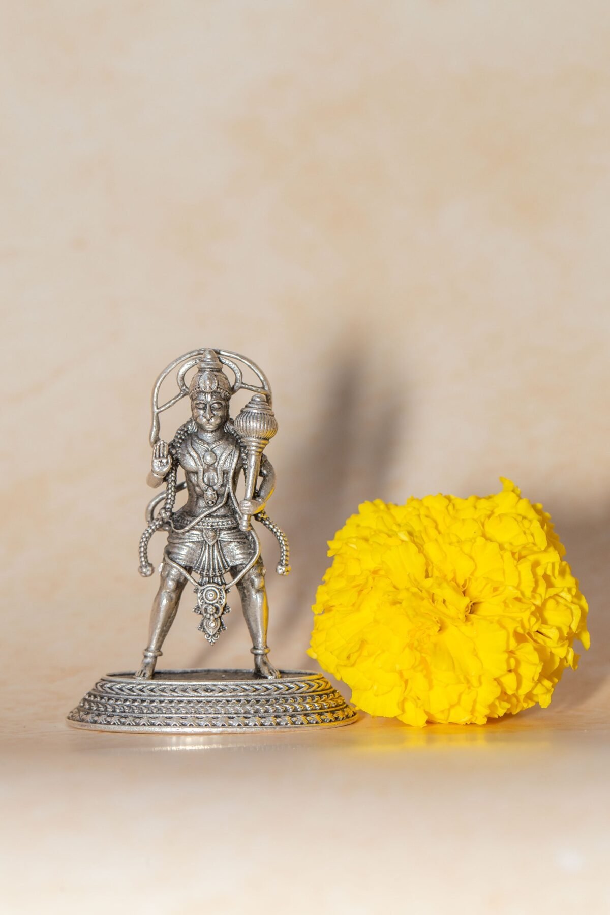 Silver Hanuman ji  murti 2 Inch    ,deity Gopal  ,Hare Krishna, Spiritual things, Holy things