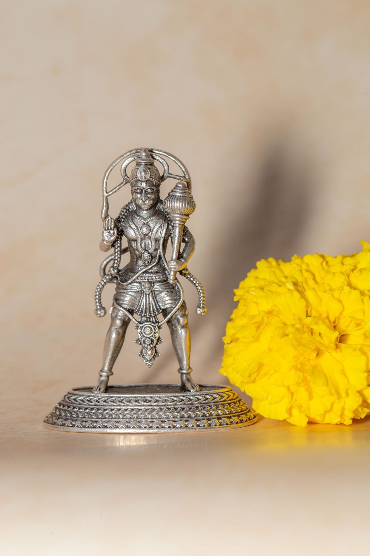 Silver Hanuman ji  murti 2 Inch    ,deity Gopal  ,Hare Krishna, Spiritual things, Holy things