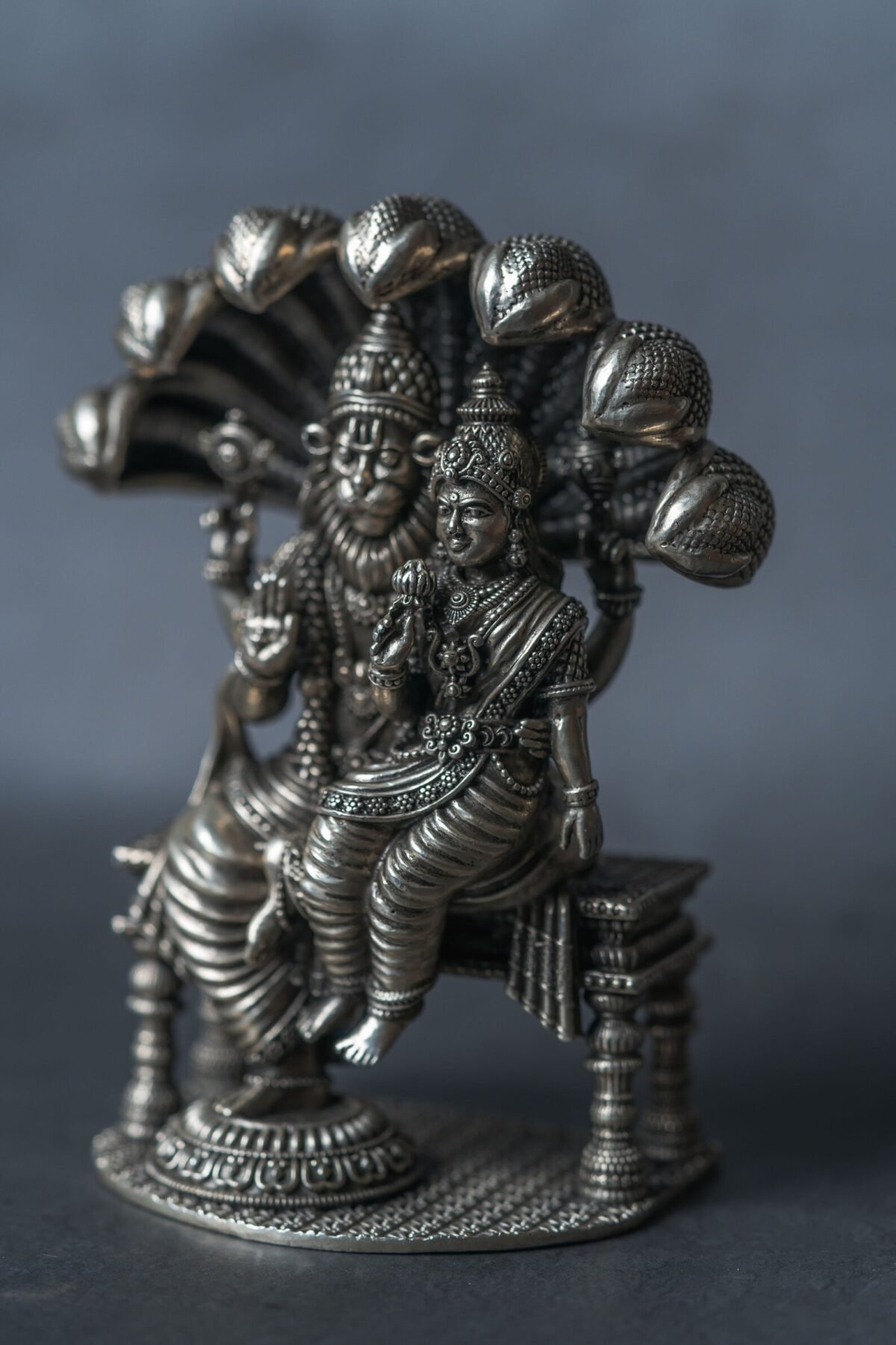 Pure Silver Laxmi Narasimhadev murti 5 Inchis ,deity Nrisimhadev,Hare Krishna, Spiritual things, Holy things