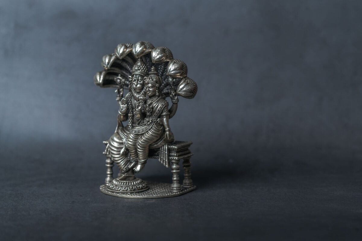 Pure Silver Laxmi Narasimhadev murti 5 Inchis ,deity Nrisimhadev,Hare Krishna, Spiritual things, Holy things