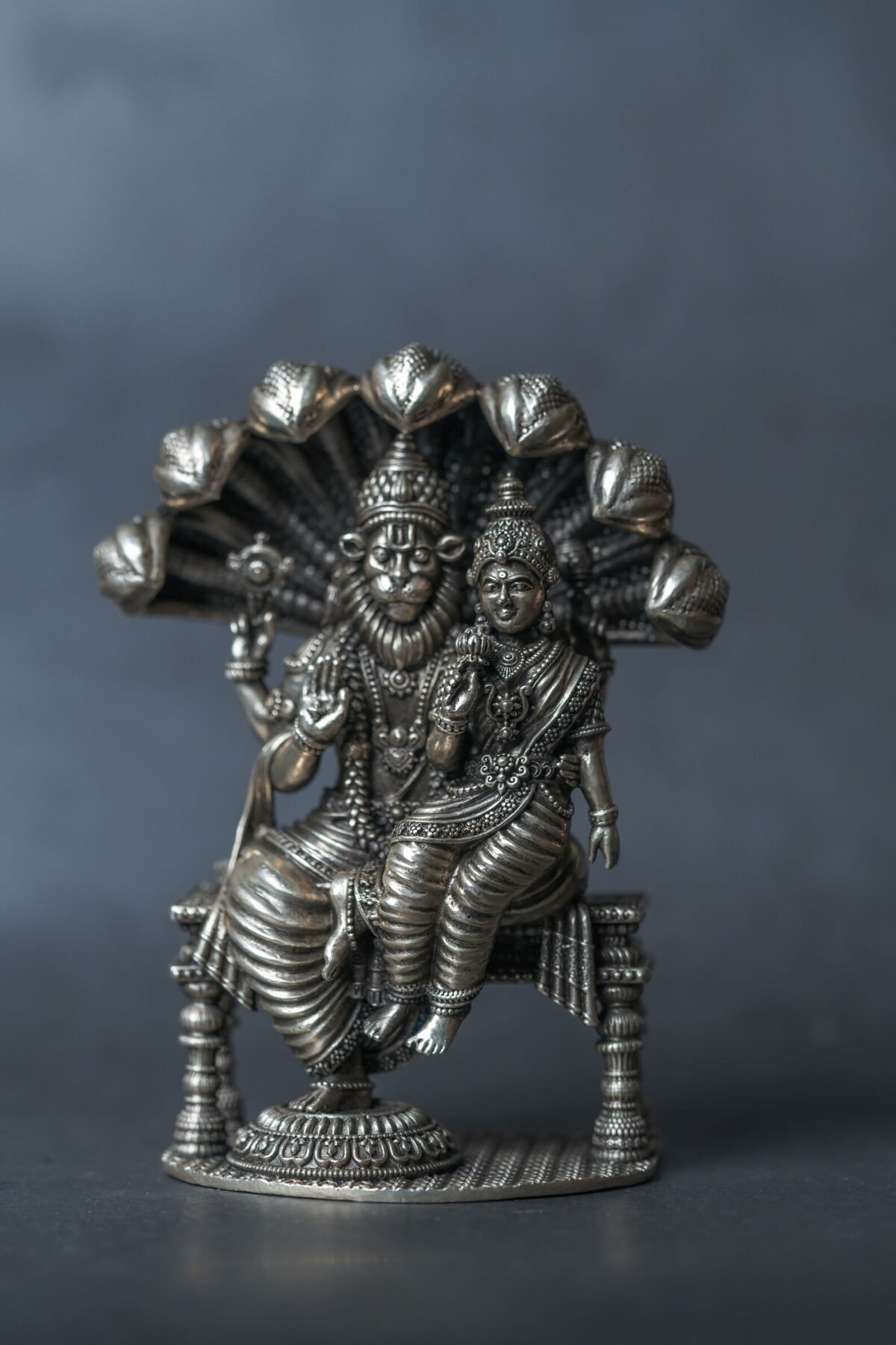 Pure Silver Laxmi Narasimhadev murti 5 Inchis ,deity Nrisimhadev,Hare Krishna, Spiritual things, Holy things