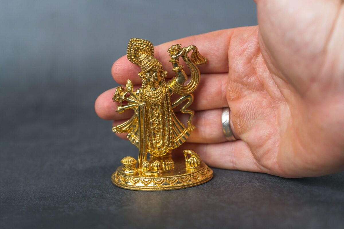 Shrinathji is a form of Krishna , Indian Lord, Brass figurine of high quality, handmade Hare Krishna. decoder for home,Metal a statue