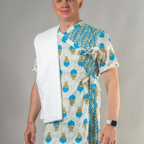 best one Set Stylish Dhoti+Kurta +Chadr, Khadi Cotton High Quality , Krishna Style, Spiritual clothing