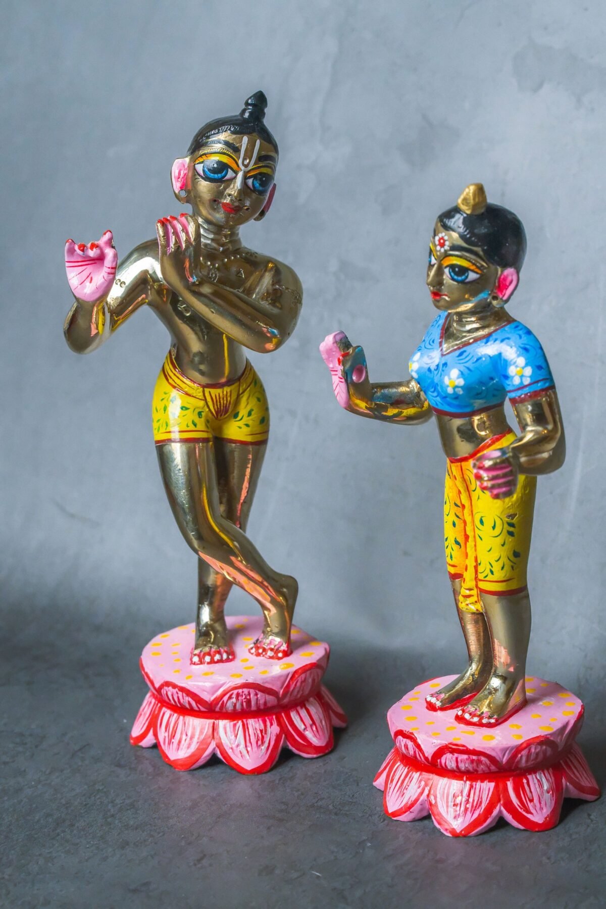 Shri Shri Radha Krishna, handmade, Hare Krishna, Krishna God, Krishna murti