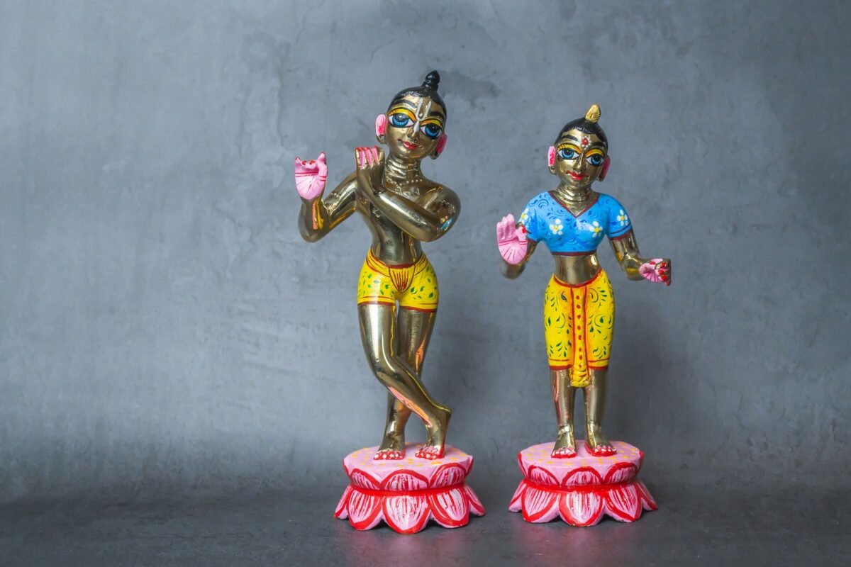 Shri Shri Radha Krishna, handmade, Hare Krishna, Krishna God, Krishna murti