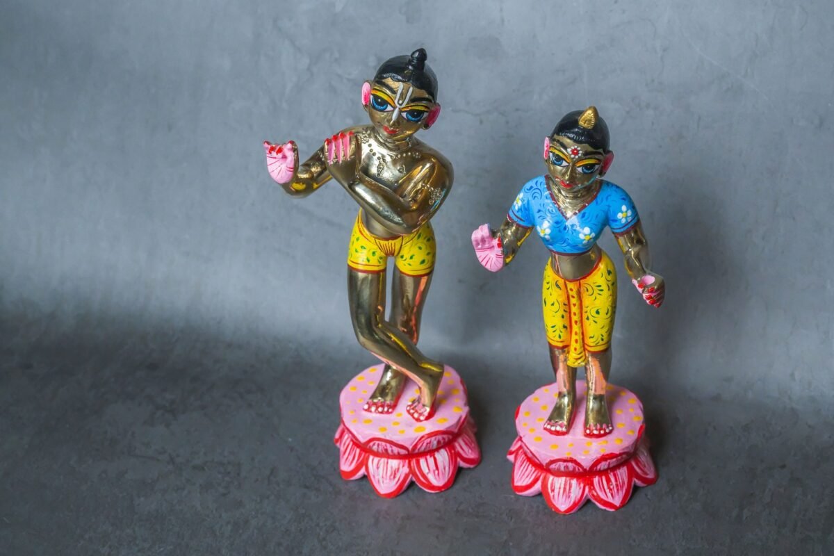 Shri Shri Radha Krishna, handmade, Hare Krishna, Krishna God, Krishna murti