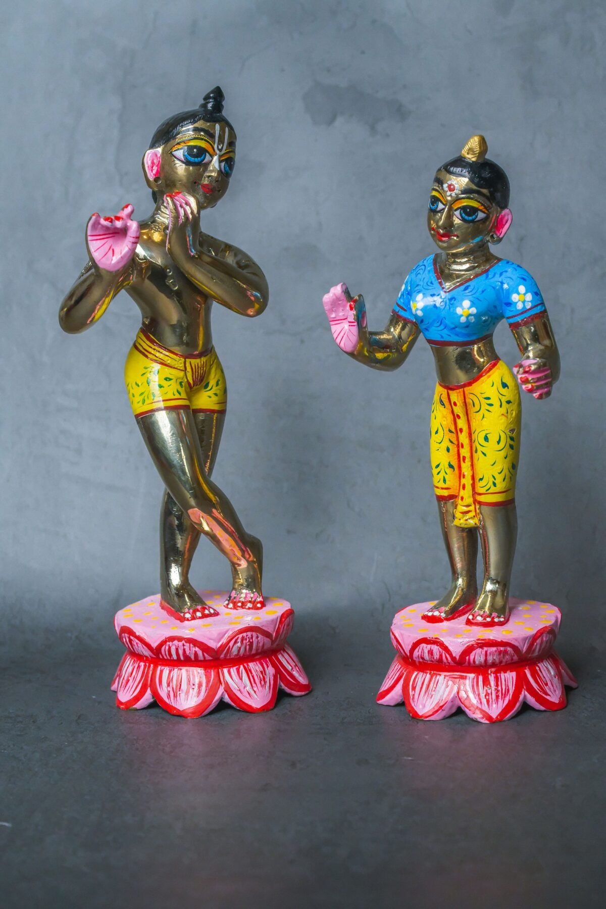 Shri Shri Radha Krishna, handmade, Hare Krishna, Krishna God, Krishna murti