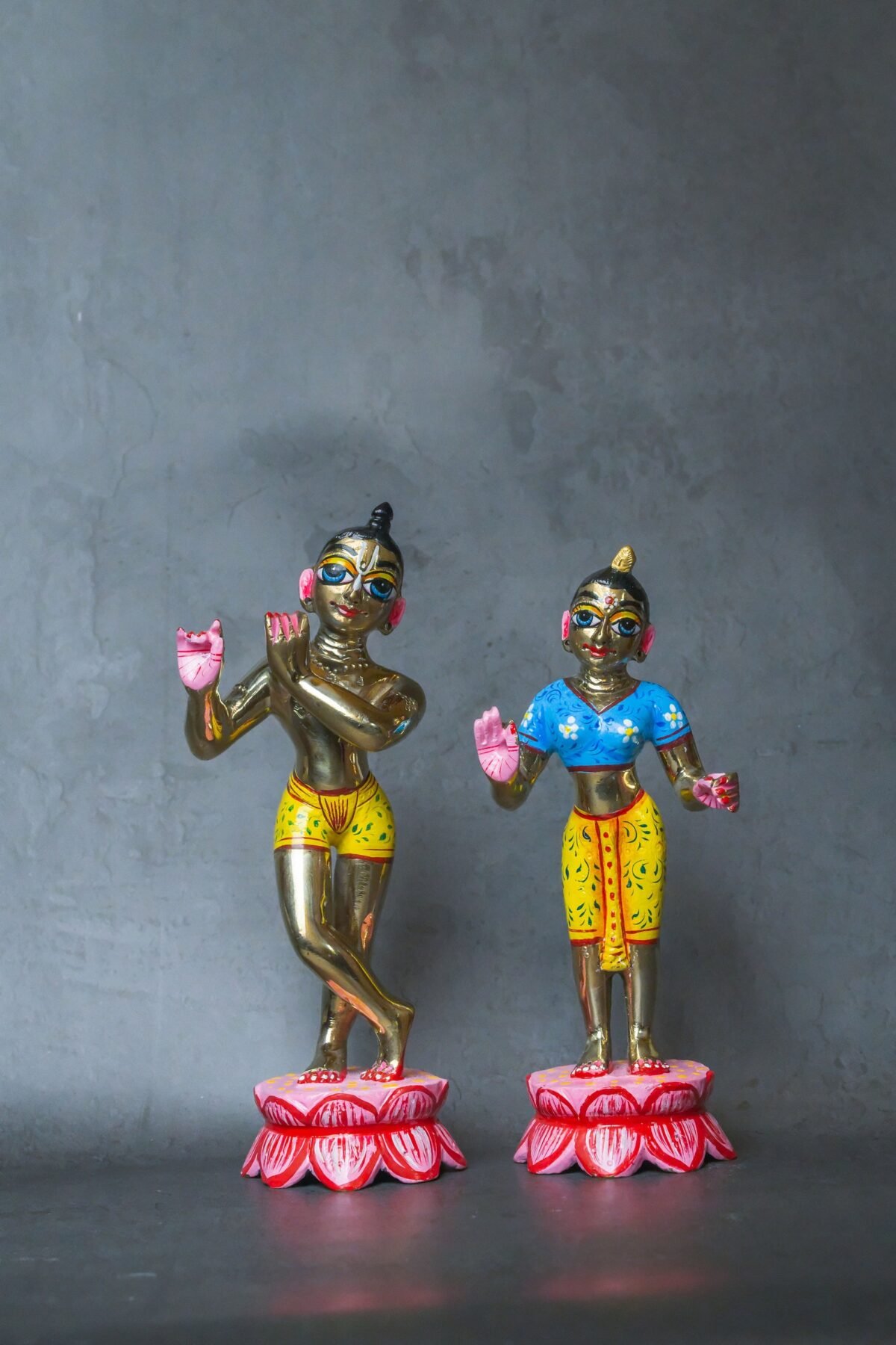 Shri Shri Radha Krishna, handmade, Hare Krishna, Krishna God, Krishna murti