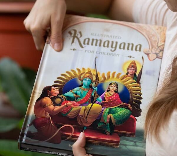Illustrated Ramayana for Children, Hare Krishna book, Spiritual books for children
