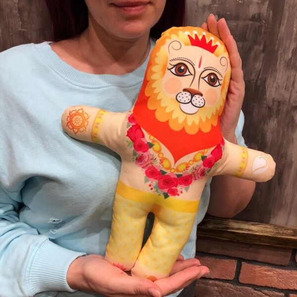 NrisimhaDev and Prahlada Maharaj toy, doll Handmade with love, Krishna toy, Krishna doll