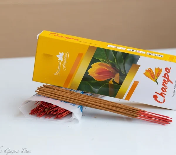 Champa, Hare Krishna Premium quality Incense is natural, flowers of paradise handmade, from pure manure, from protected cows.