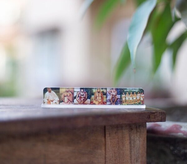 Beautiful Mini Guru parampara, for the altar and travel.Hare Krishna, Holy items