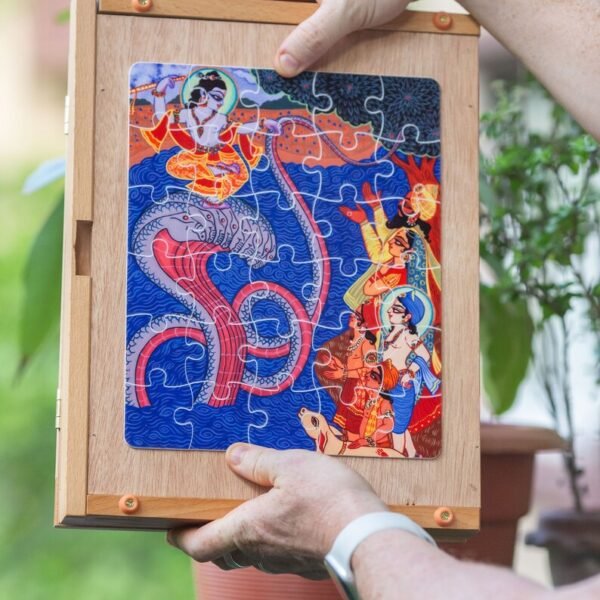 2 in 1 Krishna Puzzles, Krishna Caitanya Games, Hare Krishna game.