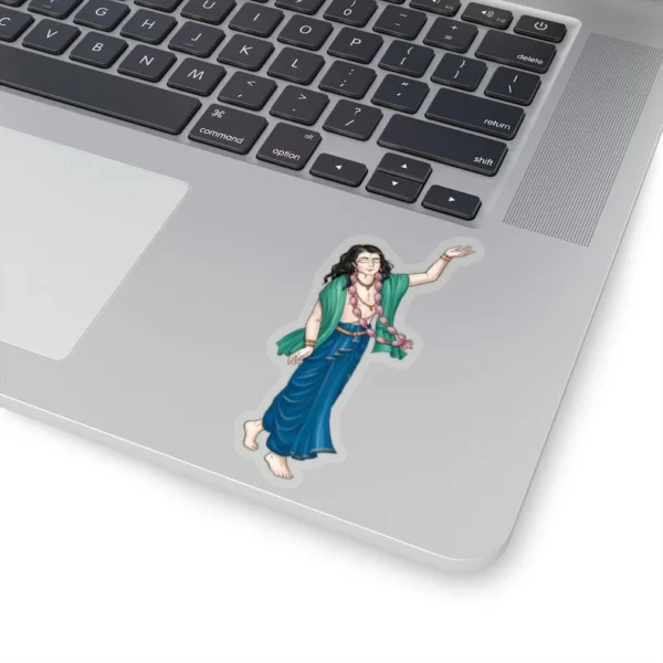 lord Nityananda Kiss-Cut Stickers, Hare Krishna