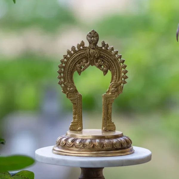 Idol Stand For God,Stand For Pooja Idols ,Brass Singhasan,Brass Chowki For Idols stand 8.5" by 6" big size. Asana for Govardhan, Shaligramm,