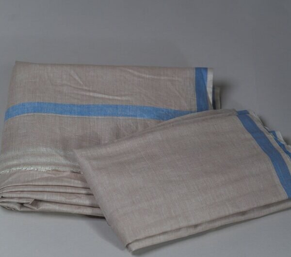 Gray Stylish set Dhoti Chadr, Khadi Cotton High Quality ,Krishna Style, Spiritual clothing