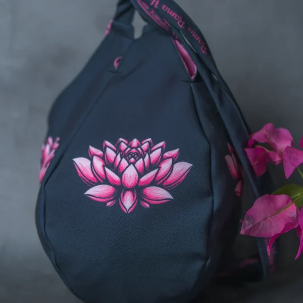 New Lotus Japa Bag ,Prayer bag, Japa Mala bag/krishna bag/ beads bag/ meditation bag.