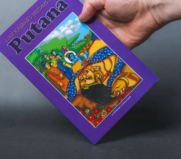 Lord krishna pastimes with Putana, A Children's story book