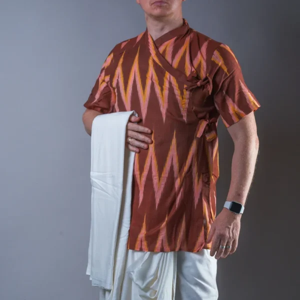 New Set Stylish Dhoti+Kurta+Chadr, Khadi Cotton High Quality ,Krishna Style, Spiritual clothing