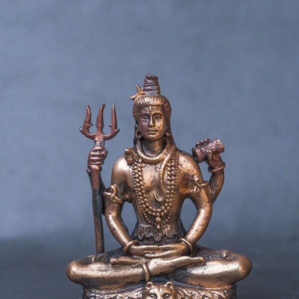 Copper Shiva Idol Statue,Home Temple,I Nice Gift Ideal ,Hare Krishna, Spiritual things,