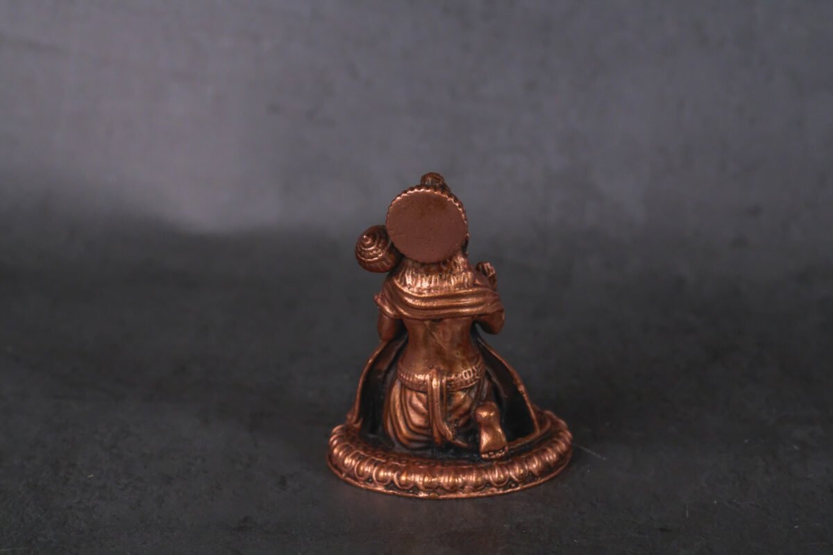 3 inches, Handmade Copper Hanuman Idol ,deity Rama Lila ,Hare Krishna, Spiritual things, Holy things .copper