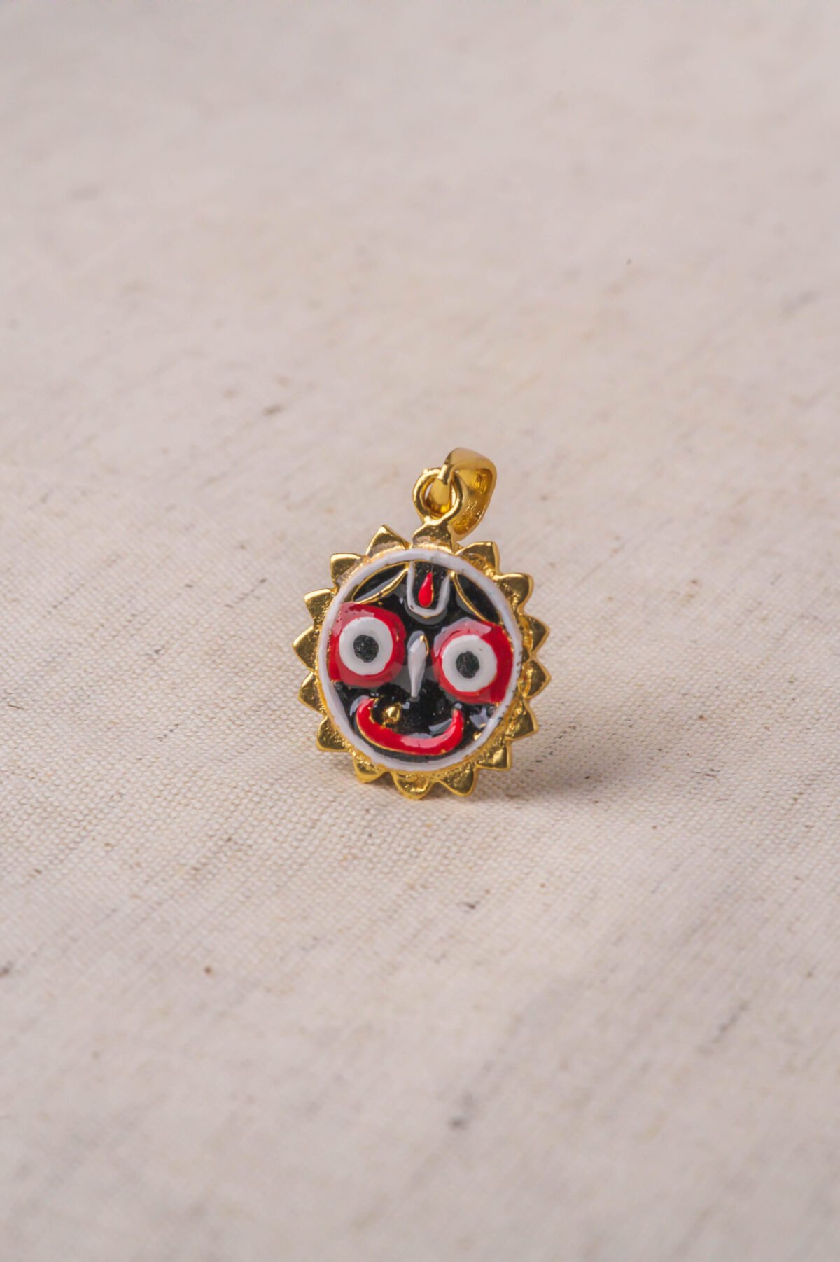 Jagannath Pendants Silver with Gold Plated.Krishna Style.Jagannath pure pendant