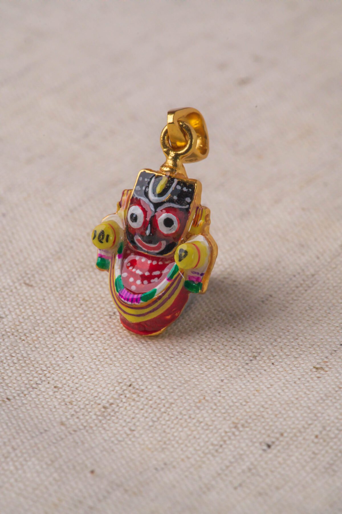 Jagannath Pendants Silver with Gold Plated.Krishna Style.Jagannath pure pendant .