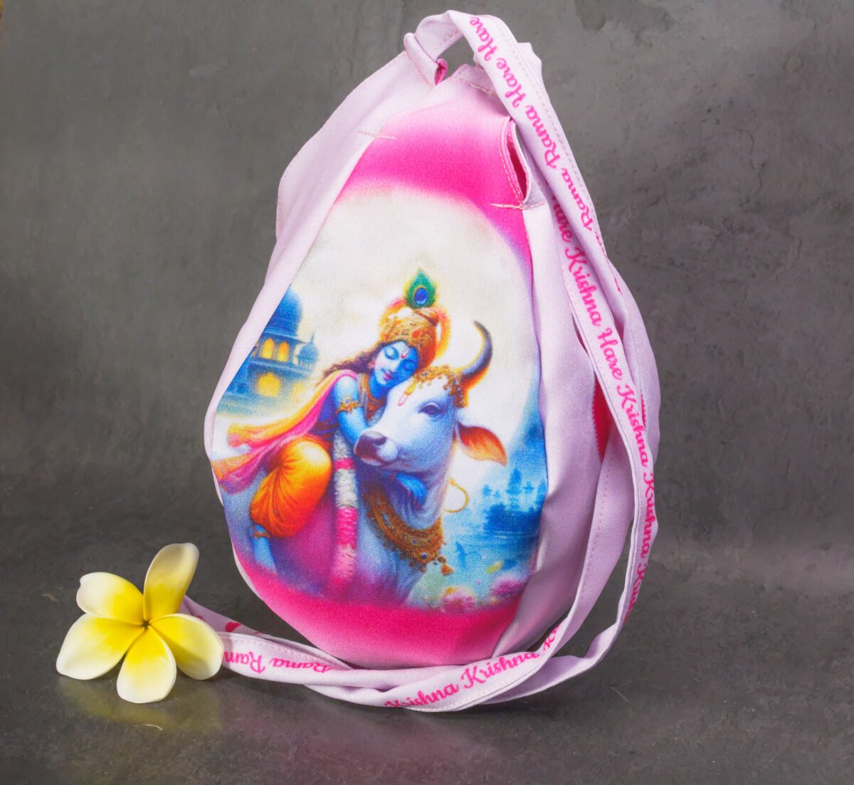 Krishna Japa bag/krishna bag/ beads bag/ meditation bag, Tulasi bag