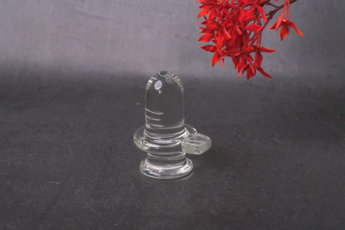 2.8 inch Shivalingam, Shiva as Lord, handmade shivling quartz crystal