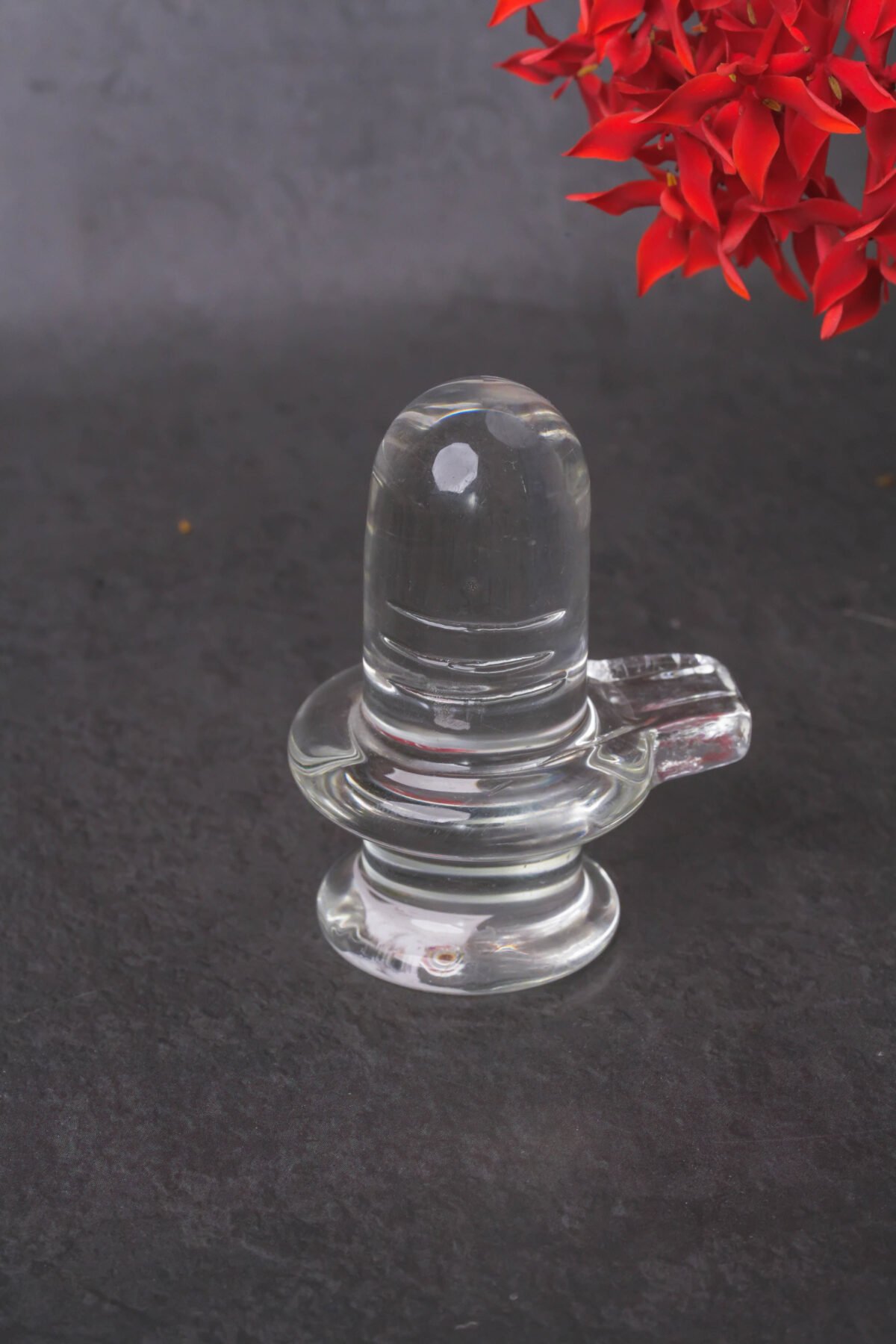 2.8 inch Shivalingam, Shiva as Lord, handmade shivling quartz crystal