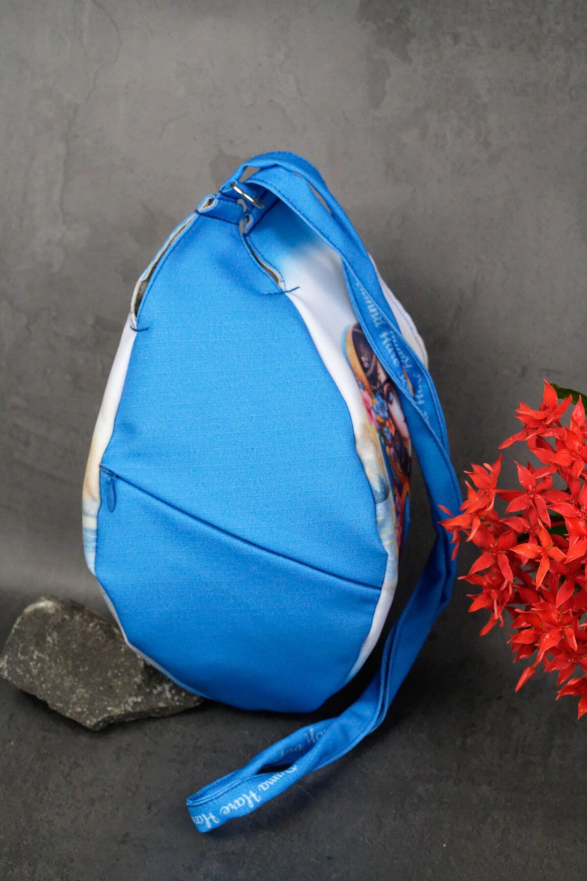 Stylish Sri Radhe Japa bag Prayer bag, Japa Mala bag/krishna bag/ beads bag/ meditation bag.