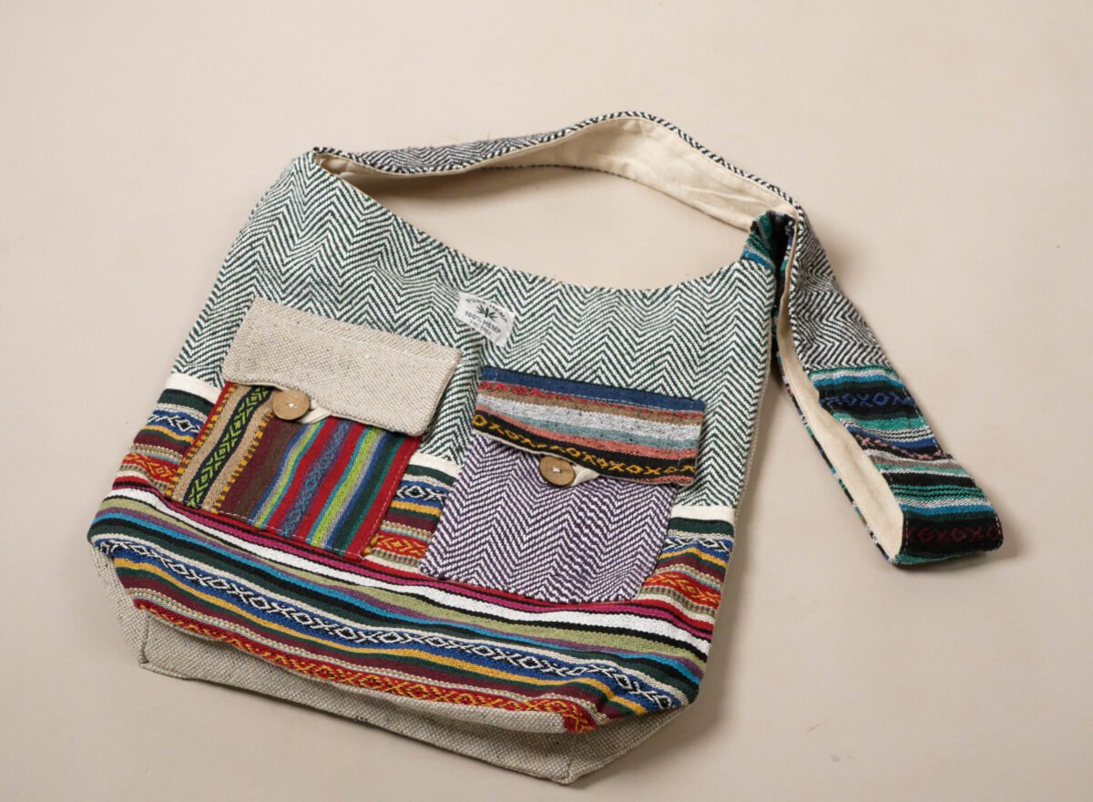 LONGING to buy hemp Messenger Bag, Hemp Crossbody, HEMP Sling BAG meditation with zip pocket